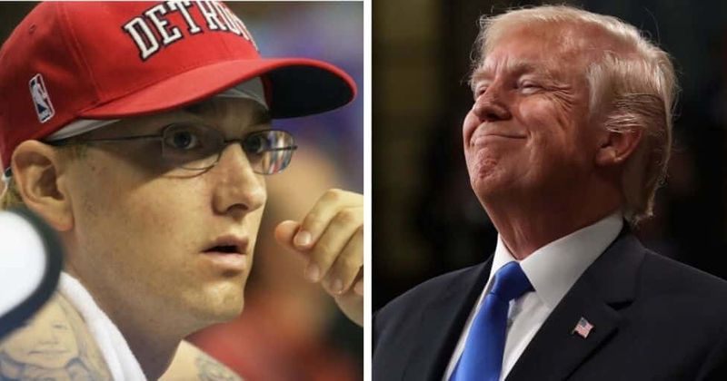 Eminem interviewed by Secret Service over song's 'threatening lyrics' believed to be aimed at Trump, documents reveal