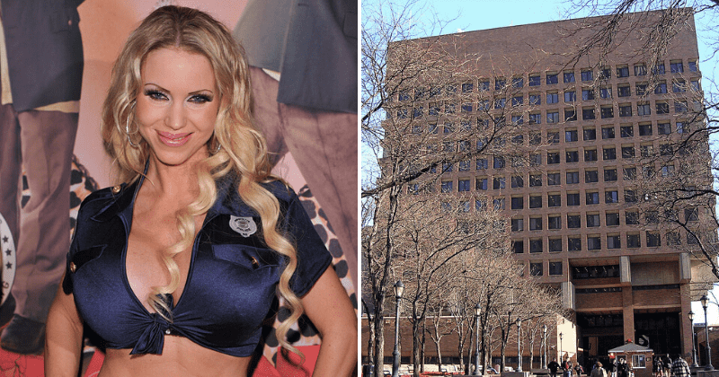 Porn star who toured 'highly sensitive' NYPD headquarters says host was not aware of her racy past
