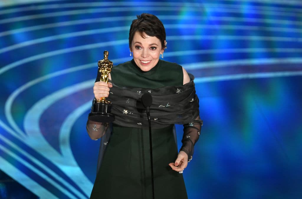 Olivia Colman accepts the Actress in a Leading Role award for 'The Favourite' onstage during the 91st Annual Academy Awards at Dolby Theatre on February 24, 2019 in Hollywood, California. (Photo by Kevin Winter/Getty Images)
