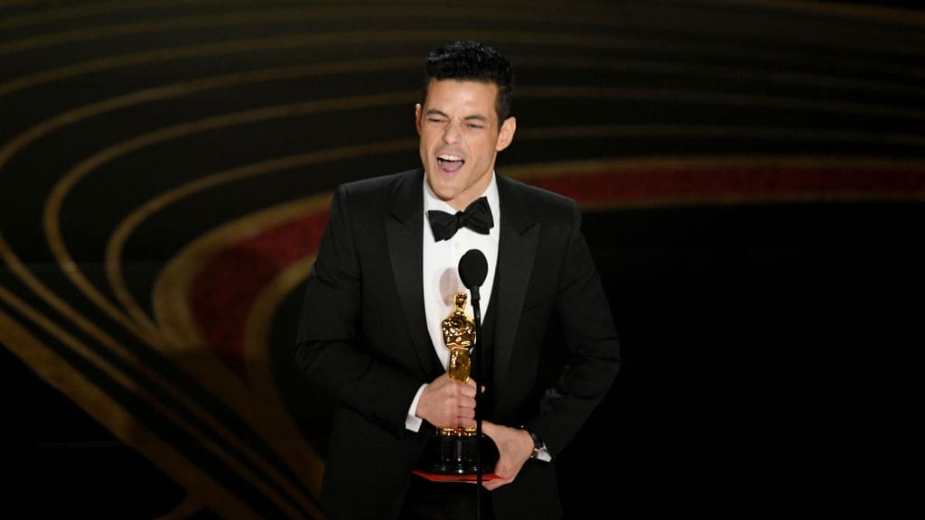 Rami Malek accepts the Actor in a Leading Role award for 'Bohemian Rhapsody' onstage during the 91st Annual Academy Awards at Dolby Theatre on February 24, 2019 in Hollywood, California. (Photo by Kevin Winter/Getty Images)
