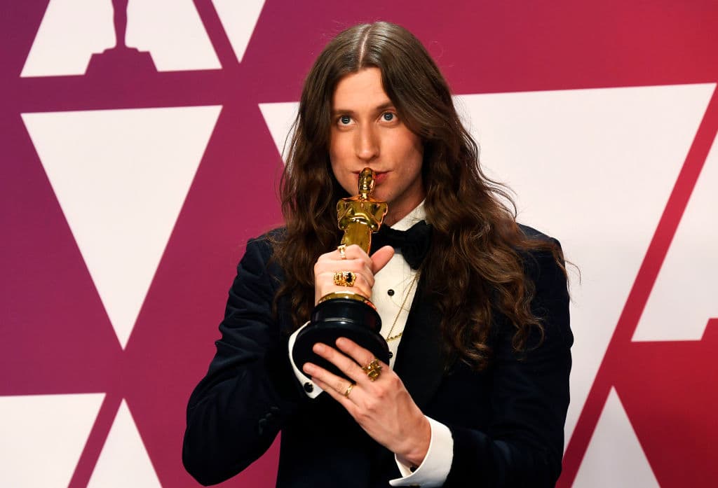 Composer Ludwig Goransson, winner Best Original Score for 'Black Panther,' poses in the press room during the 91st Annual Academy Awards at Hollywood and Highland on February 24, 2019 in Hollywood, California. (Photo by Frazer Harrison/Getty Images)