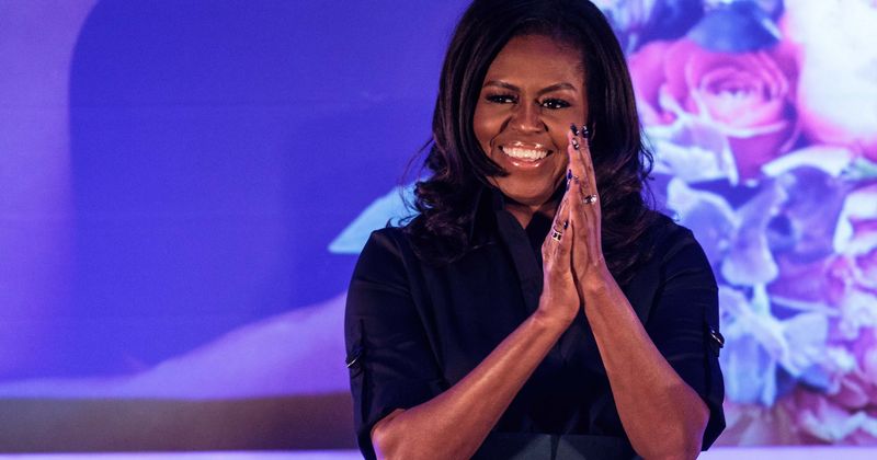Michelle Obama rakes up racism, recalls her younger days when white families 'fled' black neighborhoods