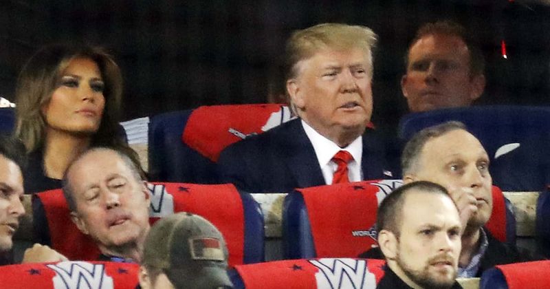 Trump booed again at MLB World Series finale by Washington Nationals fans as re-election ad appears on jumbotron