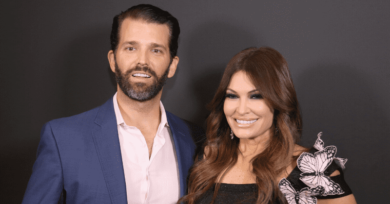 Don Jr. and girlfriend Kimberly Guilfoyle reenact 'witch hunt' on Halloween as House approves impeachment inquiry