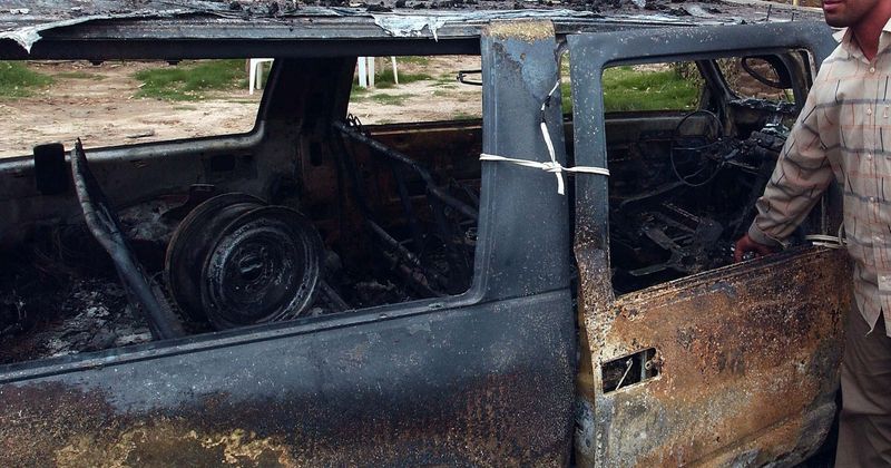 Florida 8-year-old loses three fingers after 'drunk' mother lets him set off fireworks inside family SUV on Halloween