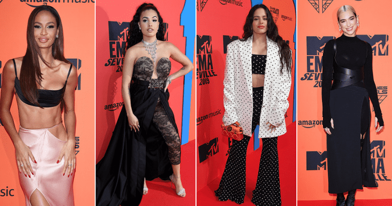 MTV EMAs 2019 Red Carpet: All the best looks from Rosalia, Dua Lipa, Mabel, Joan Smalls and more