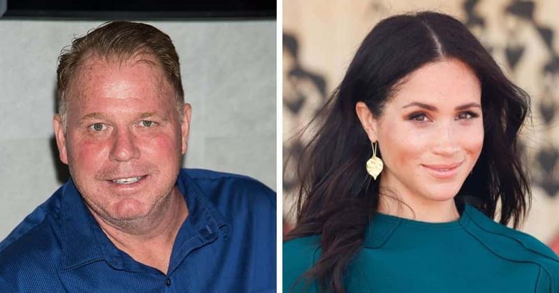 Meghan Markle's half-brother steals from the royals in new beer advert that also features a lookalike of the duchess