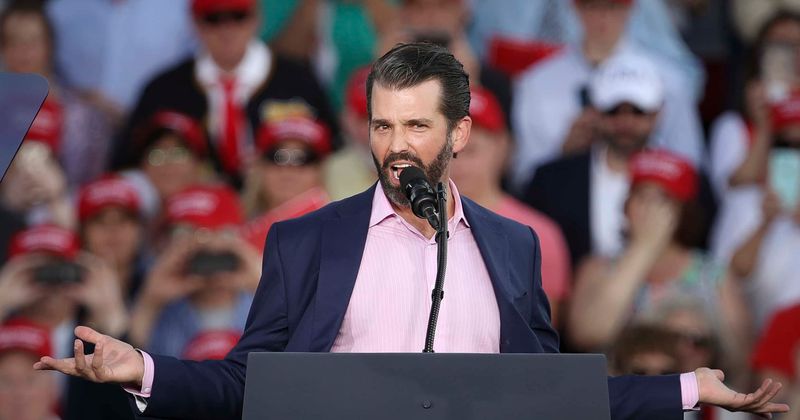 Donald Trump Jr jokes Mitt Romney is 'my favorite Democrat,' says won't rule out running for office