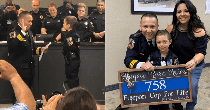 Abigail Arias, 7-year-old Texas honorary police officer, dies of rare kidney cancer