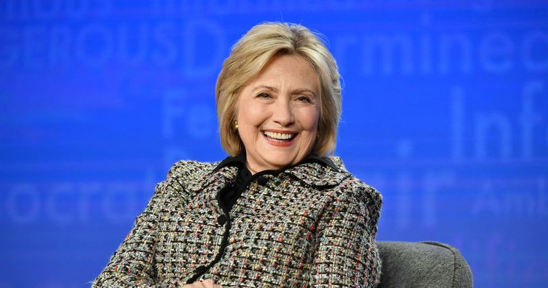 Hillary Clinton says 'if anyone should be telling Trump jokes, it’s me', interrupts James Corden’s opening monologue on 'The Late Late Show'