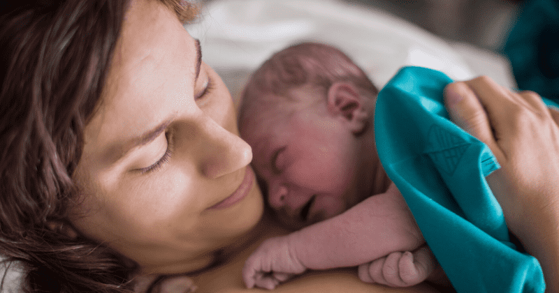 Early skin-to-skin contact between mother and baby after cesarean delivery could have potential risks, says study