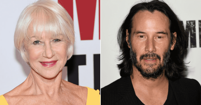 Helen Mirren says it was 'flattering' to be mistaken for Keanu Reeves' new flame Alexandra Grant