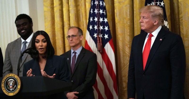 Kim Kardashian is 'grateful' for Trump's work on prison reform but disagrees with his zero-tolerance immigration policy