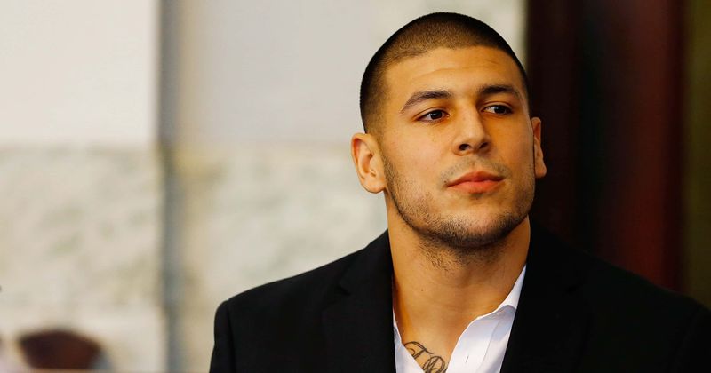 Aaron Hernandez's prison lover claims late NFL star bragged about killing four people before his suicide