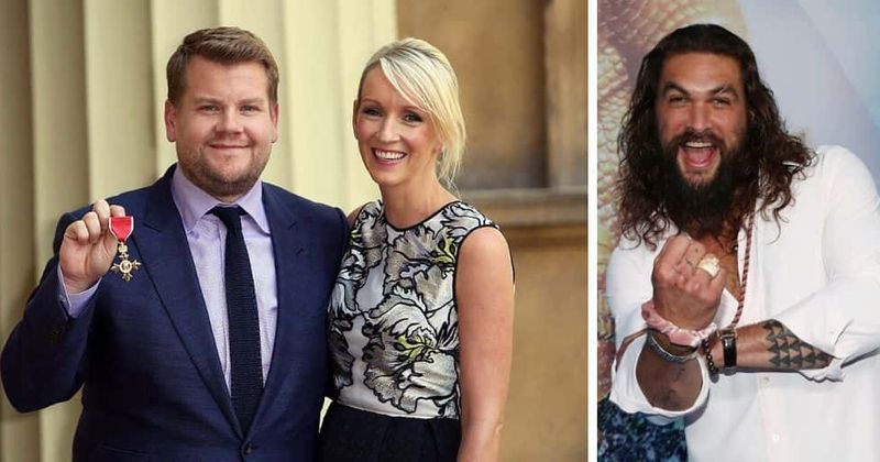 James Corden can't wait to go 'home and make love to my wife' after Jason Momoa teaches him how to use a whip