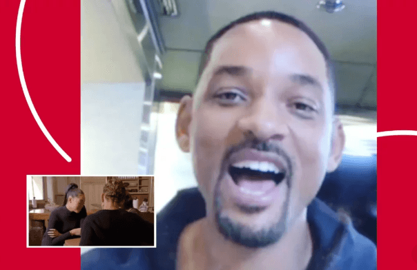 Will Smith talking with Jordyn Woods at the 'Red Table Talk' (Source: Red Table Talk)