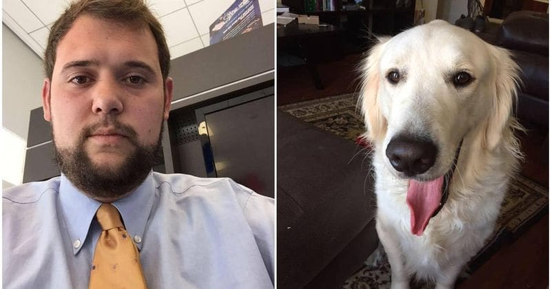 Man with bipolar disorder stabs four-year-old dog 100 times, slits his throat and stuffs remains in trash can