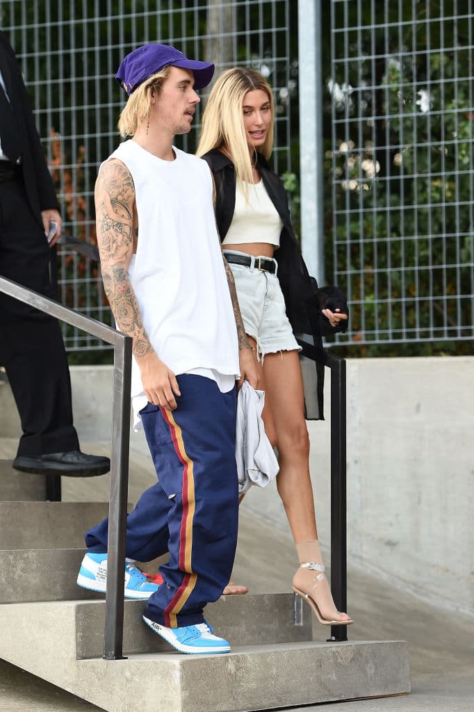 Bieber's wife Hailey has been helping him through his struggle with anxiety and depression (