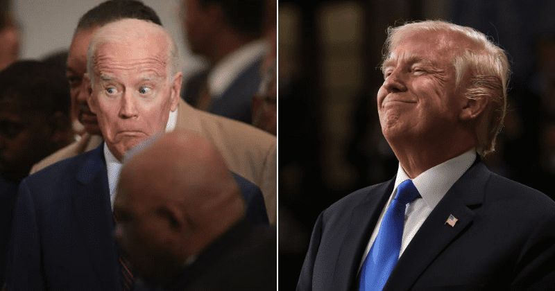 Donald Trump wants to be president for another 6 years, but according to Joe Biden he's already been in office for 8!