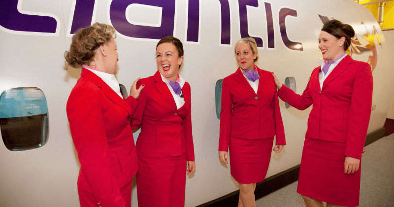 Virgin Atlantic tells women cabin crew they can ditch makeup but must follow chosen palette if they want to use it