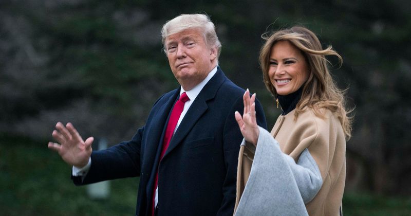 Donald Trump slams 'sick' CNN for scaring Melania by reporting he had a heart attack after unscheduled visit to Walter Reed