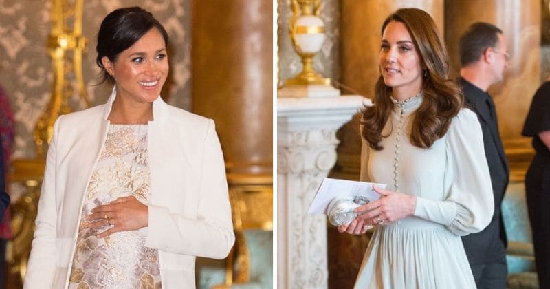 Meghan Markle and Kate Middleton look stunning as they make first joint appearance following feud rumors