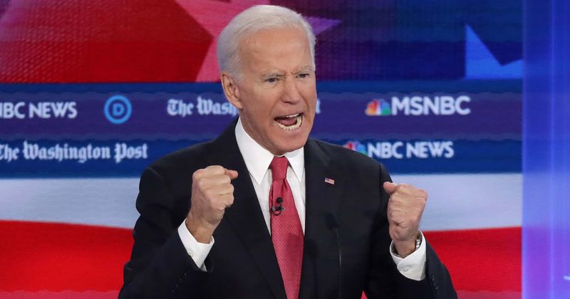 Joe Biden says domestic violence will end if we 'keep punching at it' as he continues his gaffe spree at Atlanta debates