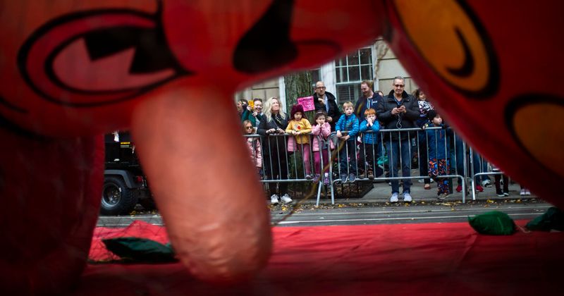 Giant Nutcracker balloon at Macy's Thanksgiving Parade goes out of control, knocks a woman to the ground