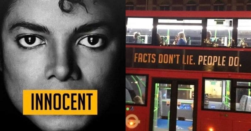 'Michael Jackson Innocent' campaign: Fans plaster London buses with posters supporting the King of Pop