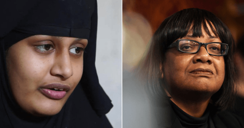 Diane Abbott blames British government for death of 'ISIS bride' Shamima Begum's infant son