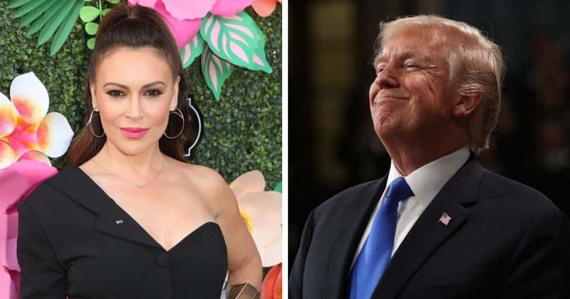 Alyssa Milano says she couldn't let her 8-year-old son watch Trump's ‘Lisa’ speech because it was 'misogynistic and unpresidential'