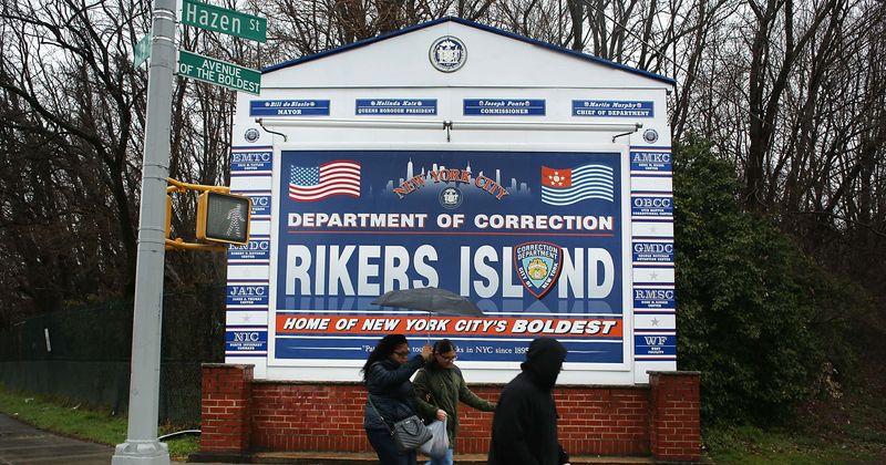 Four Rikers Island guards suspended after they waited for seven minutes before rescuing teen inmate who tried to hang himself