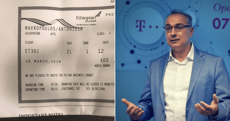 Greek man missed crashed Ethiopian Airlines plane as he was late by two minutes: 'My lucky day'