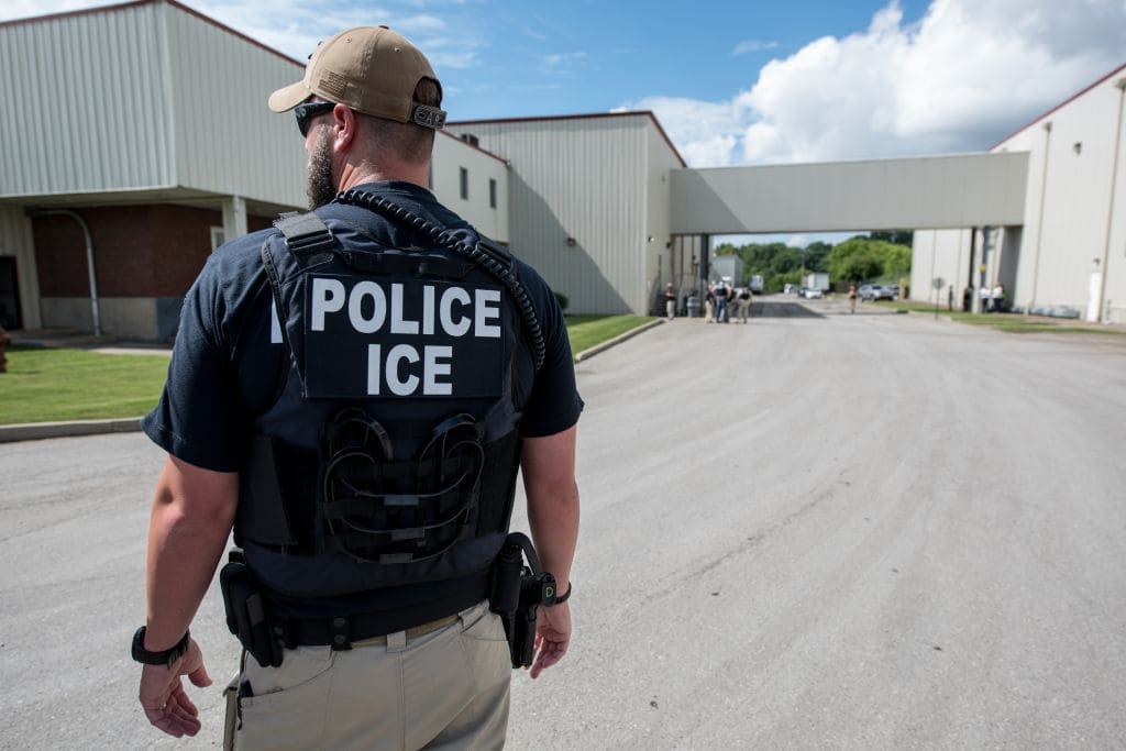 The records show more than 9,000 ICE agents have access to a vast automated license plate reader database run by a company called Vigilant Solutions under a $6.1 million contract that the public first learned of last year (Getty Images)