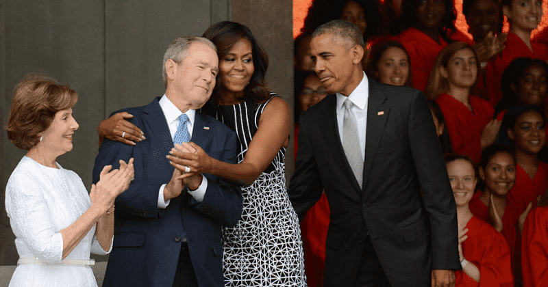 Michelle Obama reveals what forms her strongest bond with former president George W Bush