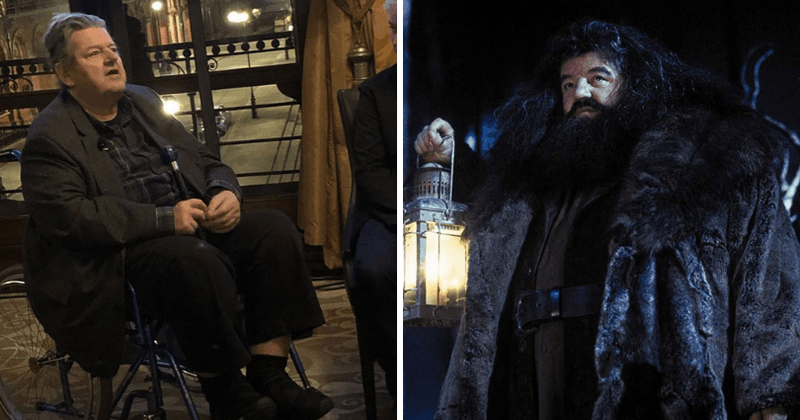 Harry Potter actor Robbie Coltrane seen in wheelchair as he battles 'constant pain' of osteoarthritis