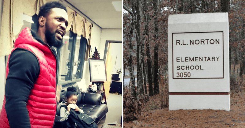 Enraged father confronts school officials after his daughter is left behind multiple times by schoolbus drivers