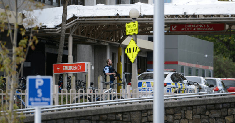New Zealand mosque shooting: Armed police arrive at Auckland train station post bomb scare following NZ's worst terror attack