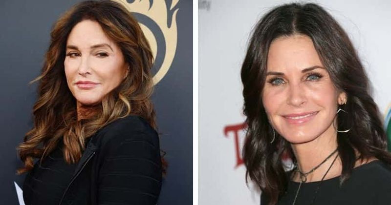 Courteney Cox shares photo on Instagram to point out resemblance between her and Caitlyn Jenner