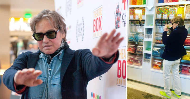 Val Kilmer stylishly covers up remnants of trachea surgery with neckerchief at San Diego screening