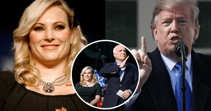Meghan McCain fires back at Trump for slamming John McCain: "No one will ever love you the way they loved my father"