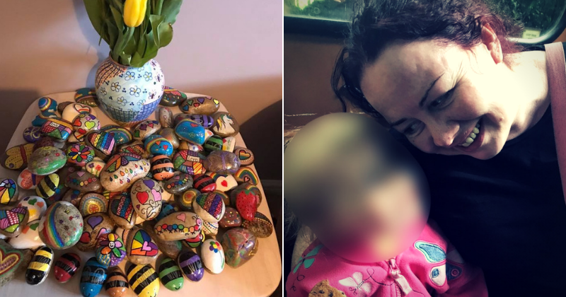 Maisie Rocks: Mother urges people around the world to paint pebbles and hide them in her daughter's memory