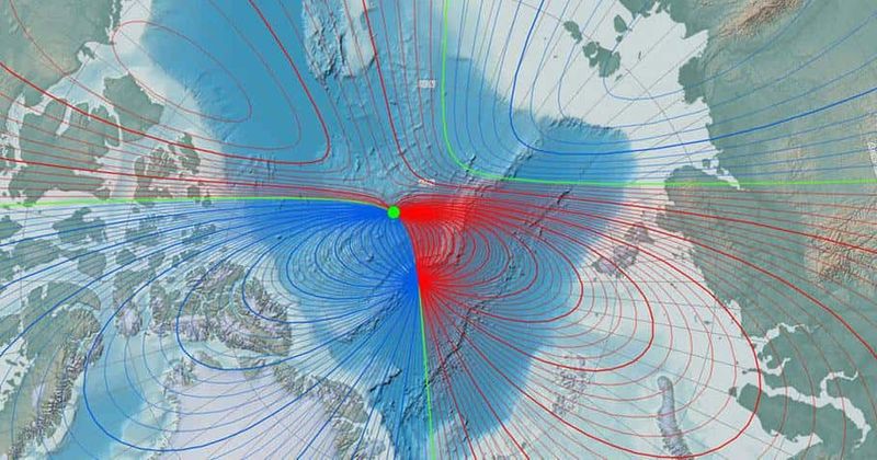 Earth's northern magnetic pole has mysteriously moved to Siberia from the Canadian Arctic, say experts