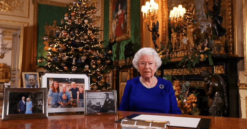 Royal snub? Meghan Markle and Prince Harry missing from Queen's annual Christmas speech photos