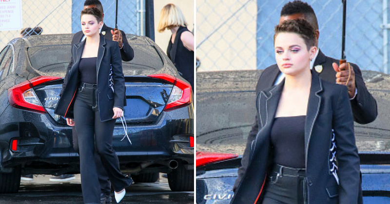 Best Dressed: Joey King nails androgynous chic in a structured blazer and flared denim