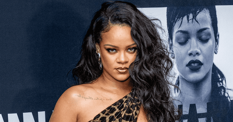Rihanna goes topless as she poses in her Savage X Fenty line's high-leg 'naughty' bikini bottom