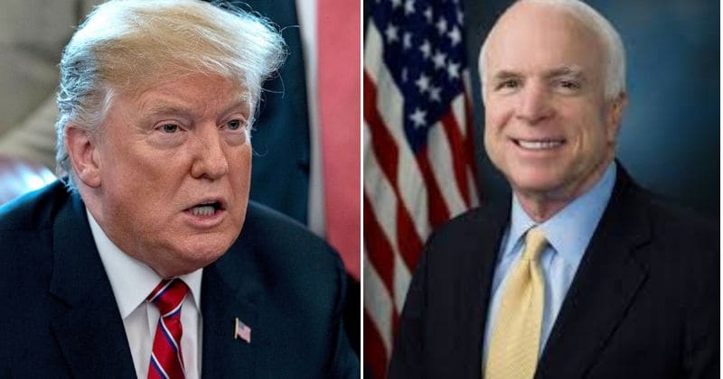 Trump says he didn't get a 'thank you' for approving John McCain's funeral arrangements