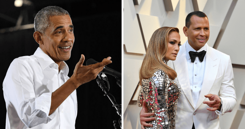Barack Obama congratulates Jennifer Lopez and Alex Rodriguez on engagement with sweet handwritten note