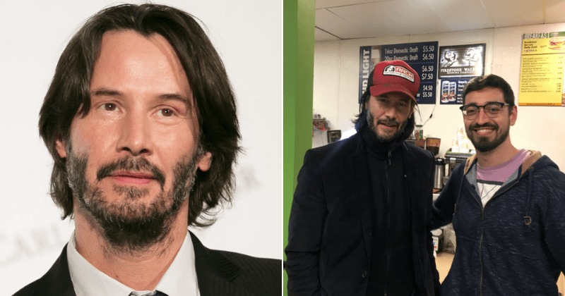 Keanu Reeves bonds with passengers on bus after his flight left him stranded in Bakersfield