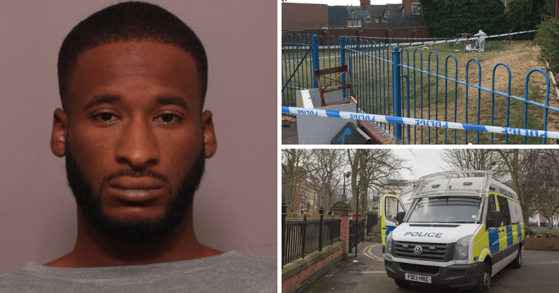 Man who shattered woman's skull after raping her in a children's play park jailed for life